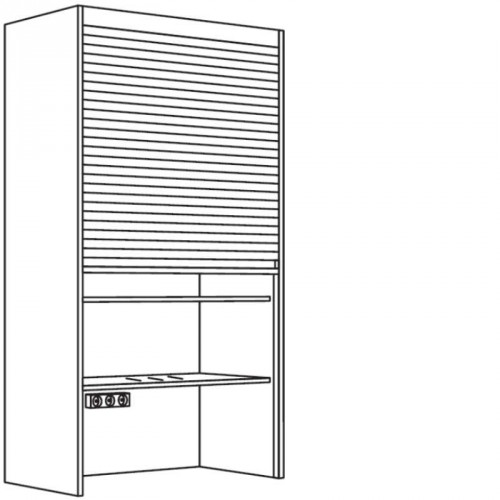 Aufsatzschrank Jalousie 1330 mm