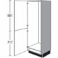 Highboard Geräteumbauschrank mit 1-2 Geräte-Drehtüren verdübelt [2/17]