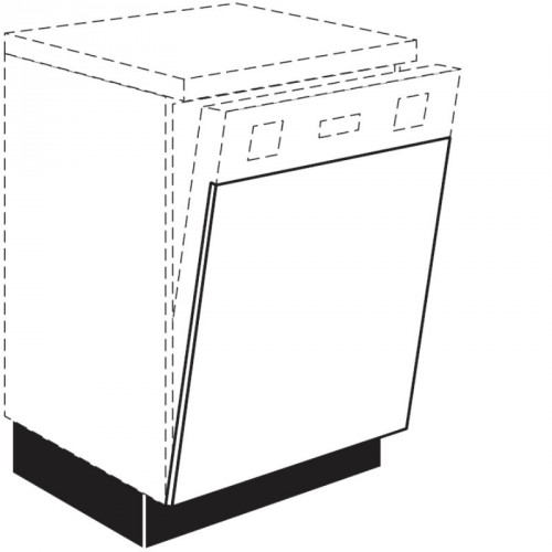 Frontplatte für integrierte Unterbau Geschirrspülmaschinen