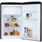 Kühlschrank mit Gefrierfach 88 cm Höhe Retro Design schwarz [1/4]