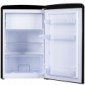 Kühlschrank mit Gefrierfach 88 cm Höhe Retro Design schwarz [3/4]