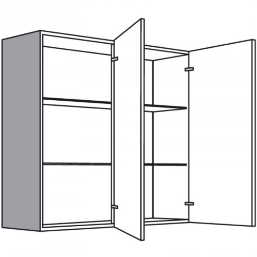 Oberschrank mit 2 Drehtüren