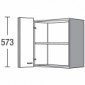 Hängeschrank mit 1 Falttür [2/15]