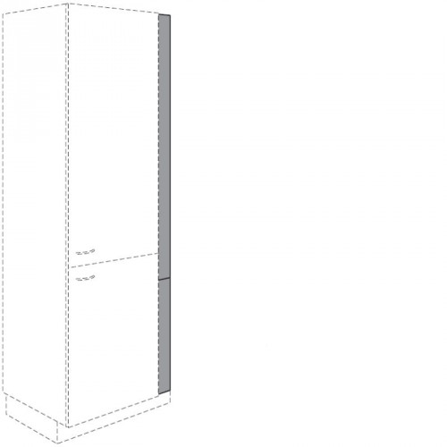 Passleiste für Seitenschrank in Korpusfarbe