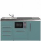 Studentenküche Designline 160 cm breit Mikrowelle, Geschirrspüler [10/30]
