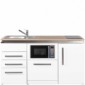 Studentenküche Designline 160 cm breit Mikrowelle, Geschirrspüler [13/30]