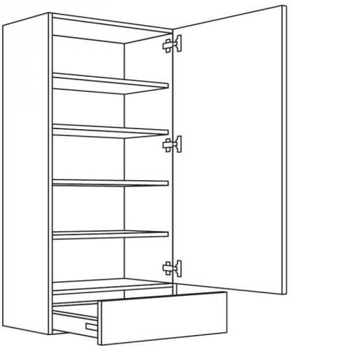 Aufsatzschrank mit 1 Schubkasten