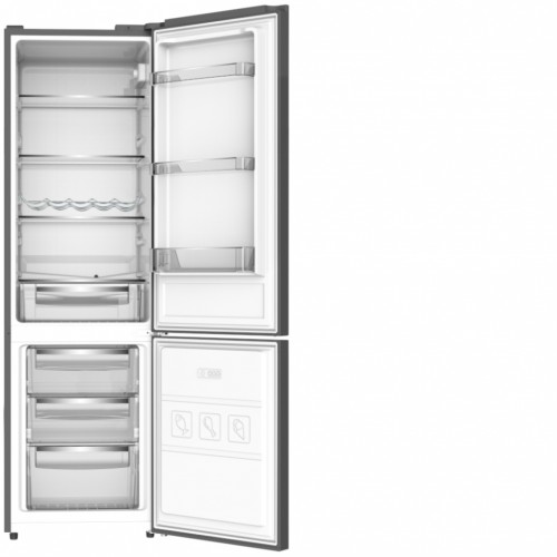 Kühl-/Gefrierkombination Standgerät Inox-Design