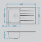 Einbauspüle Glassix 10 Glas mit Edelstahl [2/9]