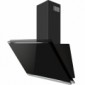 Schräghaube X-type Glas schwarz 90 cm breit [2/6]