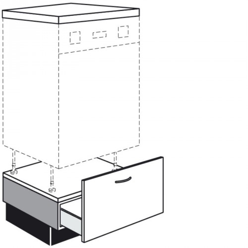 Modulschrank für hocheingebaute Geschirrspüler