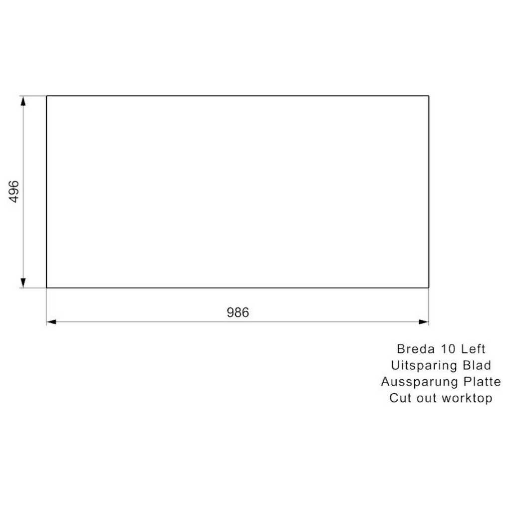 Kunstgranitspüle Breda 10