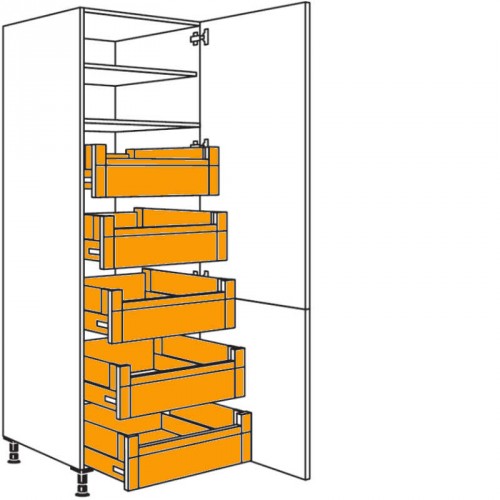 Hochschrank mit 5 Innenauszügen