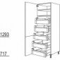 Hochschrank mit 5 Innenauszügen [2/9]