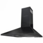 Kamin Wandhaube Edelstahl oder Schwarz 60 cm [5/12]