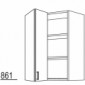 Wandschrank mit 1 Falttür mit Schiebetechnik [2/13]