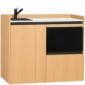 modulLINE ML 120F MSP Minik&uuml;che aus Holz mit Mikrowelle und Geschirrsp&uuml;ler [15/25]