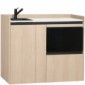 modulLINE ML 120F MSP Minik&uuml;che aus Holz mit Mikrowelle und Geschirrsp&uuml;ler [16/25]