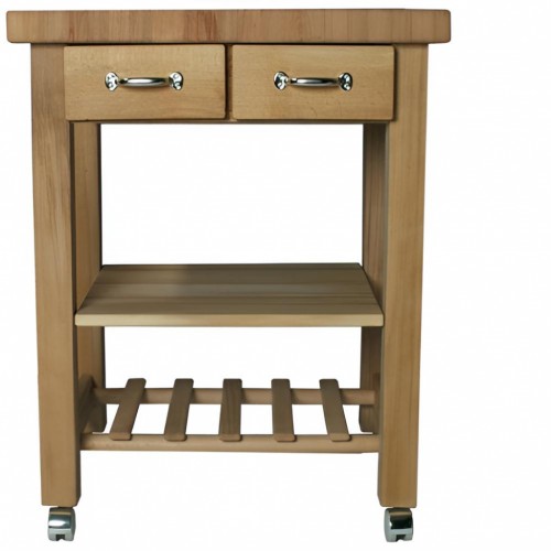 K&uuml;chenwagen Butcher Buche massiv Mobil 4