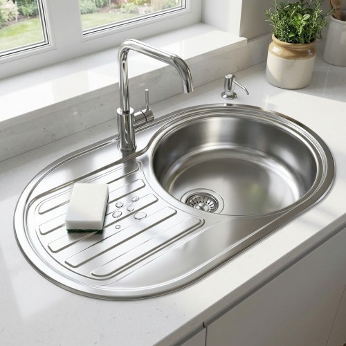 Edelstahl Spülbecken oval Edelstahl Spülbecken oval