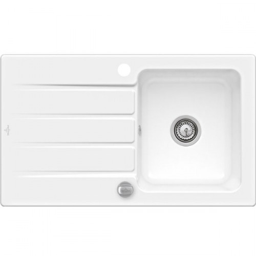 Keramikspüle mit Abtropffläche