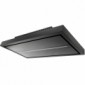 Umluft-Deckenhaube Deckenl&uuml;fter schwarz matt inkl. Plasmafilter 90 oder 120 cm breit [10/14]
