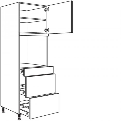 Hochschrank für Geräte-Umbauten, Backofen 590 mm Nische