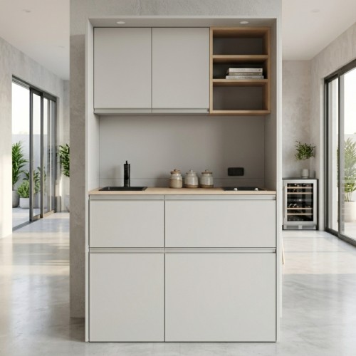 modulLINE ML 110 OKA Schrankküche aus Holz modulLINE ML 110 OKA Schrankküche aus Holz