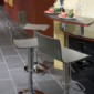 Bar- und Tresenhocker mit Holzschalensitz in Diamanteffektlack [6/6]