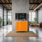 kitcase Kofferk&uuml;che orange matt - Die mobile K&uuml;che im Flightcase mit Rollen [4/12]