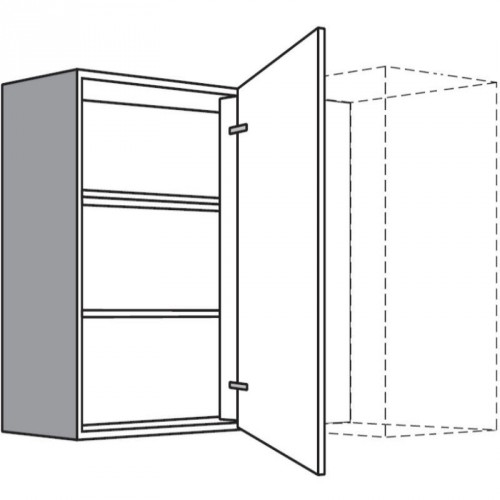 Eck-Hängeschrank mit 1 Drehtür