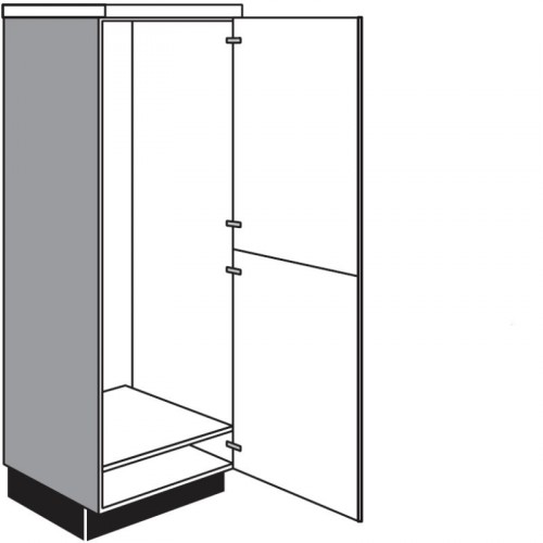 Highboardschrank für Einbaugeräte mit 1 Geräte-Drehtür verstiftet