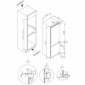 Einbau Kühl-/Gefrierschrank mit Schlepptürtechnik 178 cm Nische [3/4]