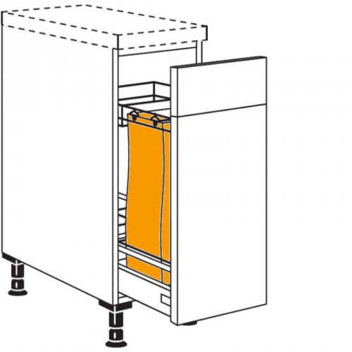Unterschrank für Baguettes 1 verstiftete Front