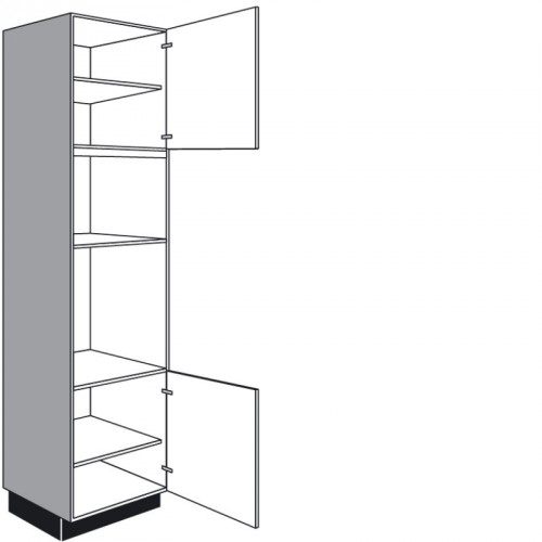 Einbau-Geräteschrank mit 2 Drehtüren