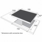 Induktionskochfeld 77 mit Edelstahlrahmen mit 1 Brücken-Zone [5/5]