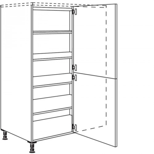 Eck-Highboard mit 1 verlaschte Tür