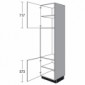 Seitenschrank für Einbaugeräte mit 2 Drehtüren [2/17]