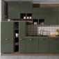 Diagonal-Seitenschrank mit 1 Drehtür (verstiftet) [10/22]