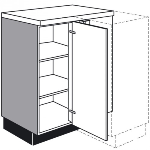 Maxi-Küchen Eck-Unterschrank mit 1 Drehtür