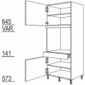 Hochschrank Umbauten für 30 Zoll breite Backöfen [2/9]