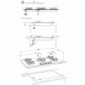 Gas-Kochfeld 5-flammig rahmenlos [4/4]