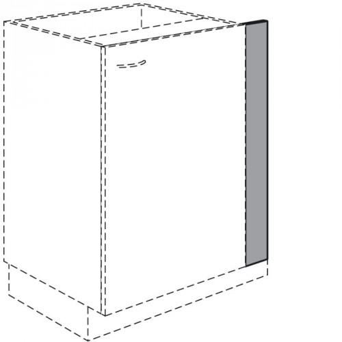 Blende für Unterschränke mit 723 mm Höhe