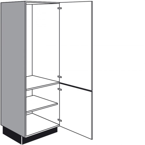 Highboard Geräteumbauschrank mit 2 Geräte-Drehtüren