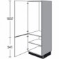 Highboard Geräteumbauschrank mit 2 Geräte-Drehtüren [2/17]