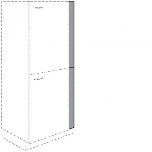 Passleiste für Highboard in Korpusfarbe