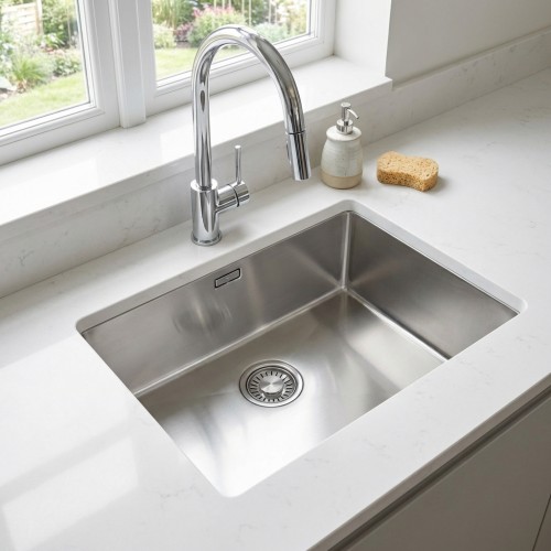 Edelstahlbecken für die Küche New York 55x40 Edelstahlbecken für die Küche New York 55x40