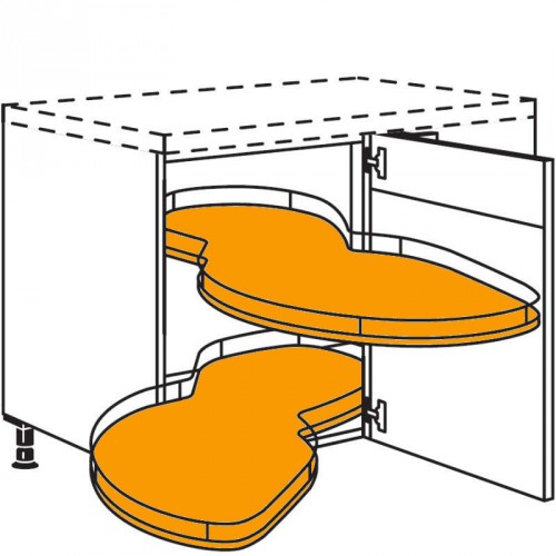 Eckschrank mit Schwenkauszug