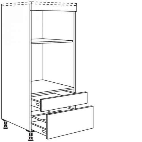 Highboard für Geräte-Umbauten für Mikrowelle und Backofen