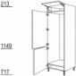 Hochschrank Geräte-Umbau für Kühl-Gefrierautomat [2/9]